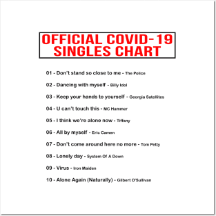 COVID-19 singles chart Posters and Art